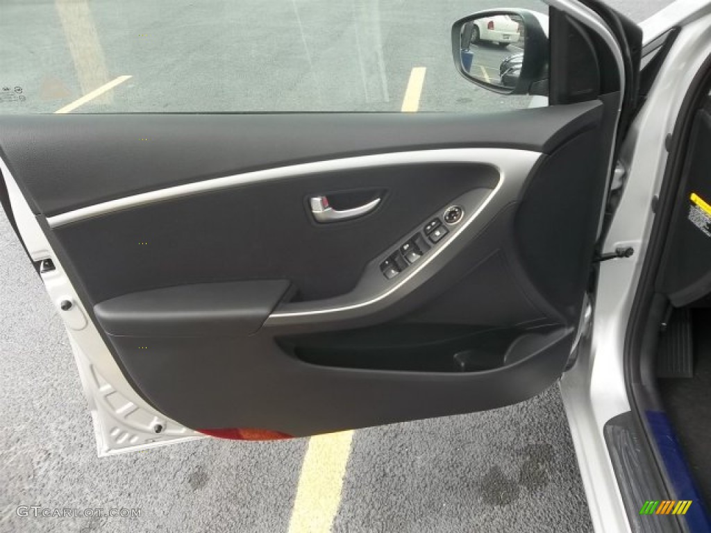 2013 Hyundai Elantra GT Black Door Panel Photo #70103010