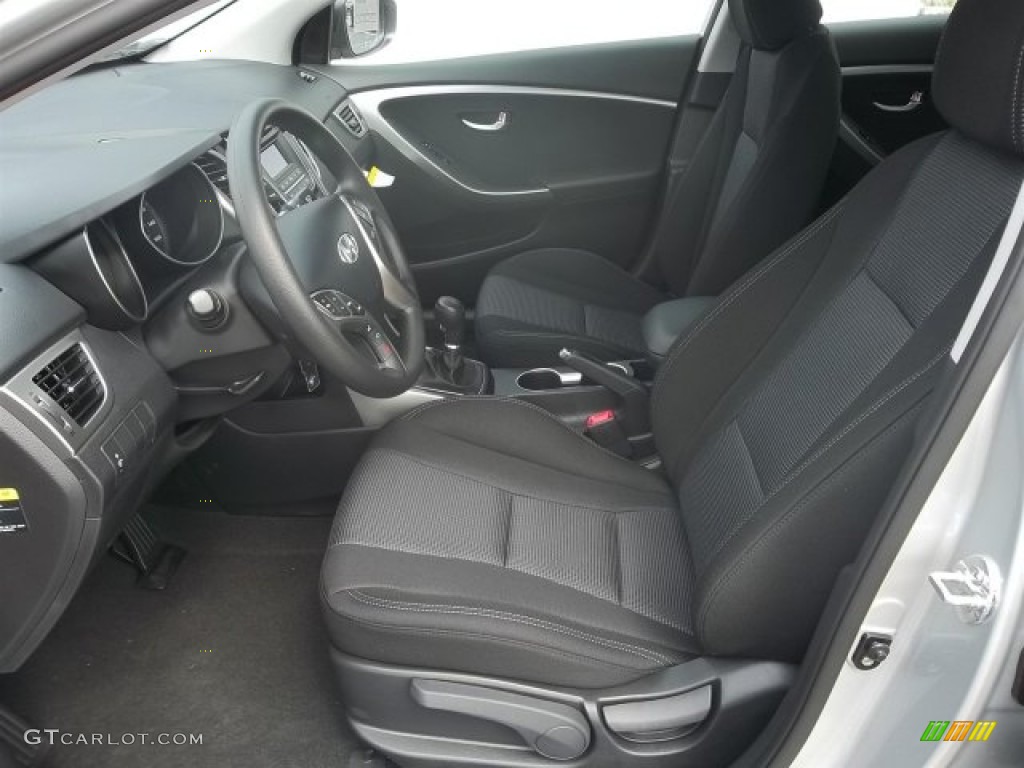 2013 Elantra GT - Shimmering Air Silver / Black photo #9