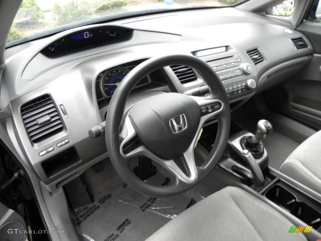 Gray Interior 2010 Honda Civic LX Sedan Photo #70103121
