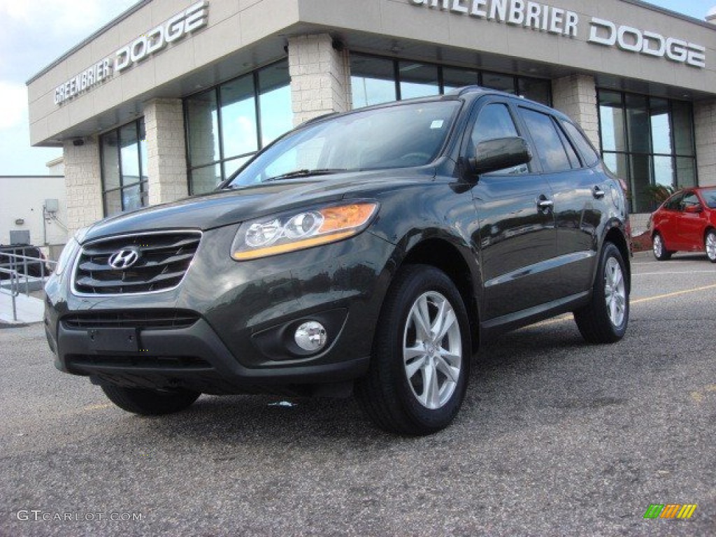 Black Forest Green Metallic Hyundai Santa Fe