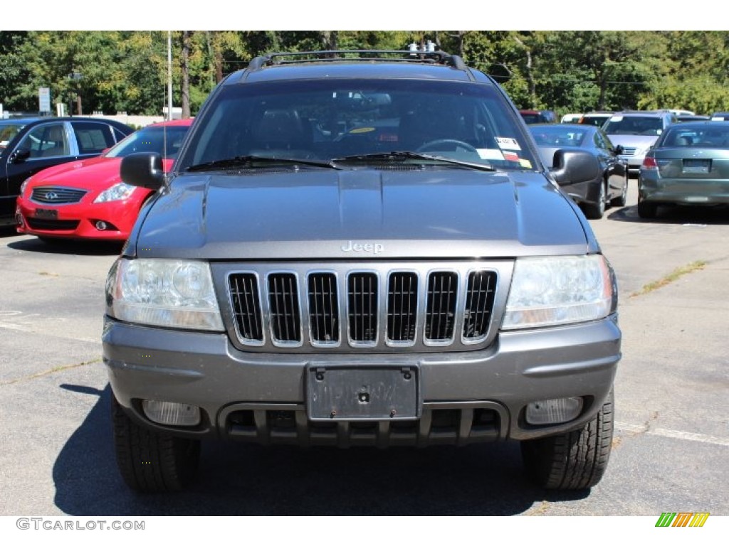 2001 Grand Cherokee Limited 4x4 - Graphite Grey Pearl / Agate photo #2