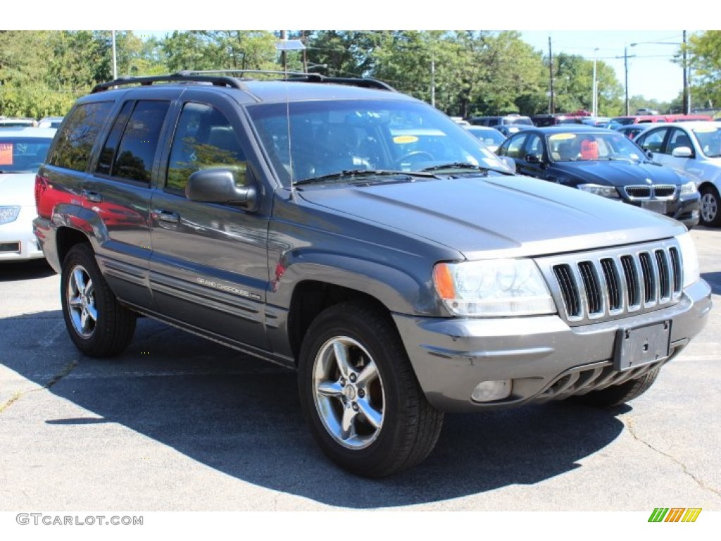 2001 Grand Cherokee Limited 4x4 - Graphite Grey Pearl / Agate photo #3
