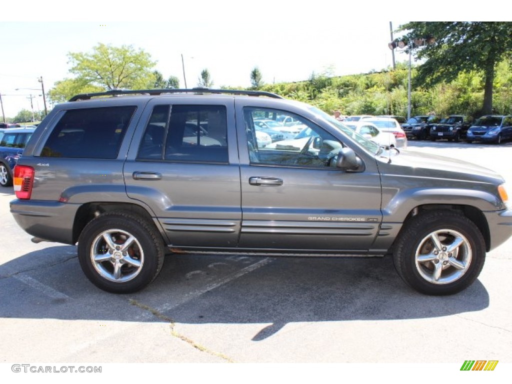 2001 Grand Cherokee Limited 4x4 - Graphite Grey Pearl / Agate photo #4