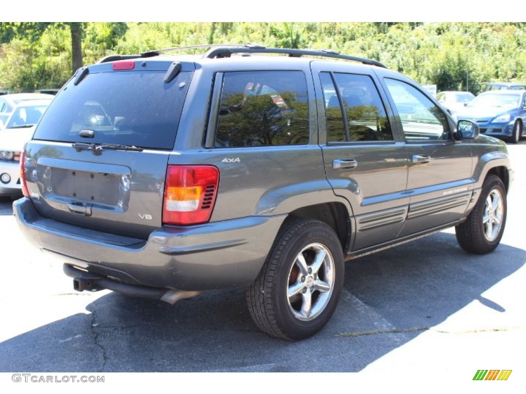 2001 Grand Cherokee Limited 4x4 - Graphite Grey Pearl / Agate photo #5