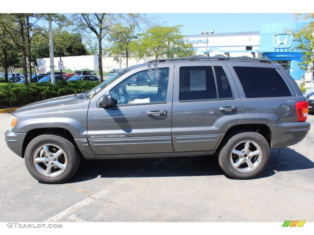 2001 Grand Cherokee Limited 4x4 - Graphite Grey Pearl / Agate photo #8