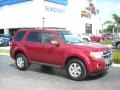 2009 Redfire Pearl Ford Escape Limited V6  photo #1