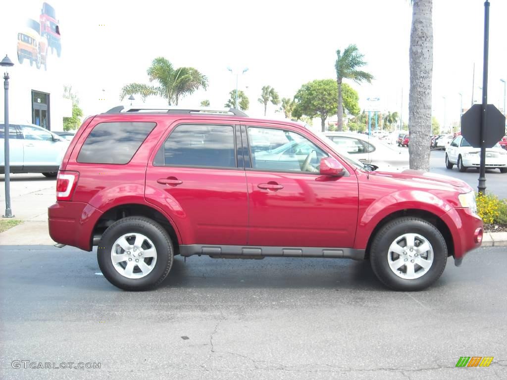 2009 Escape Limited V6 - Redfire Pearl / Camel photo #2