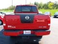 2009 Red Alert Nissan Titan PRO-4X Crew Cab 4x4  photo #6