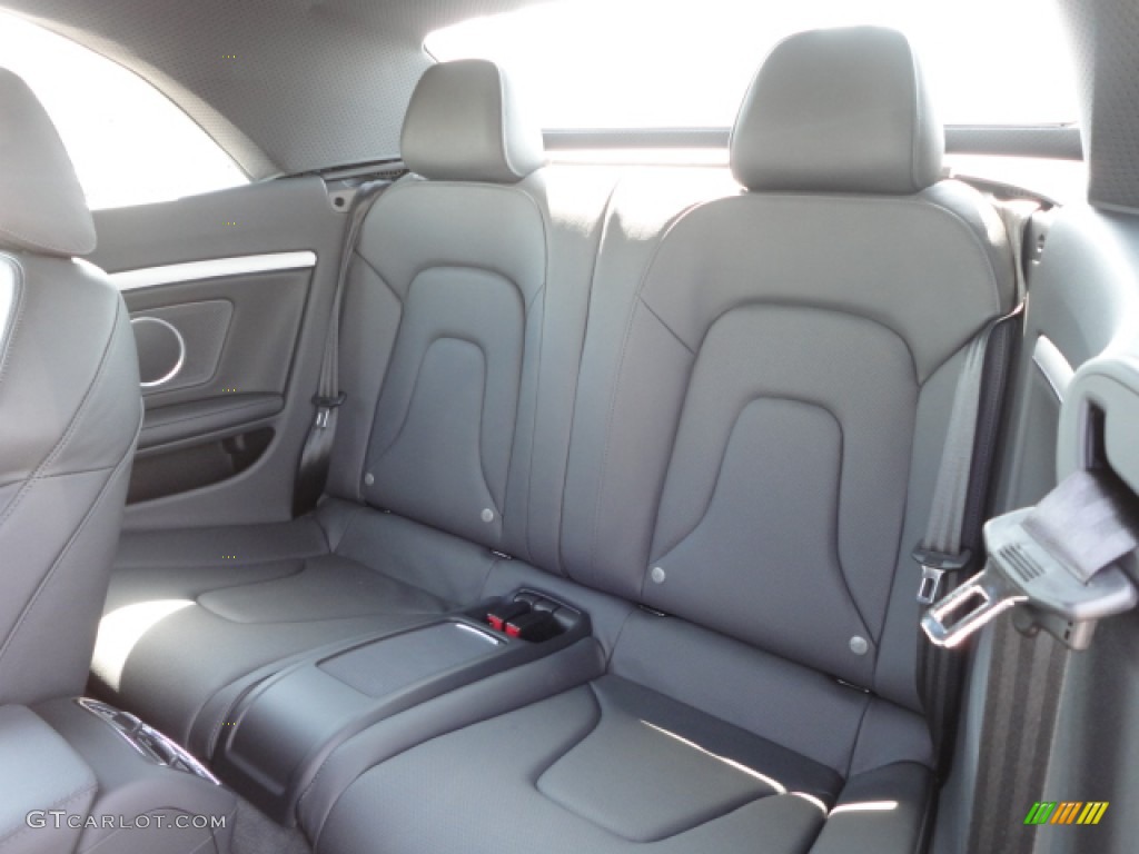 Black Interior 2013 Audi S5 3.0 TFSI quattro Convertible Photo #70105095