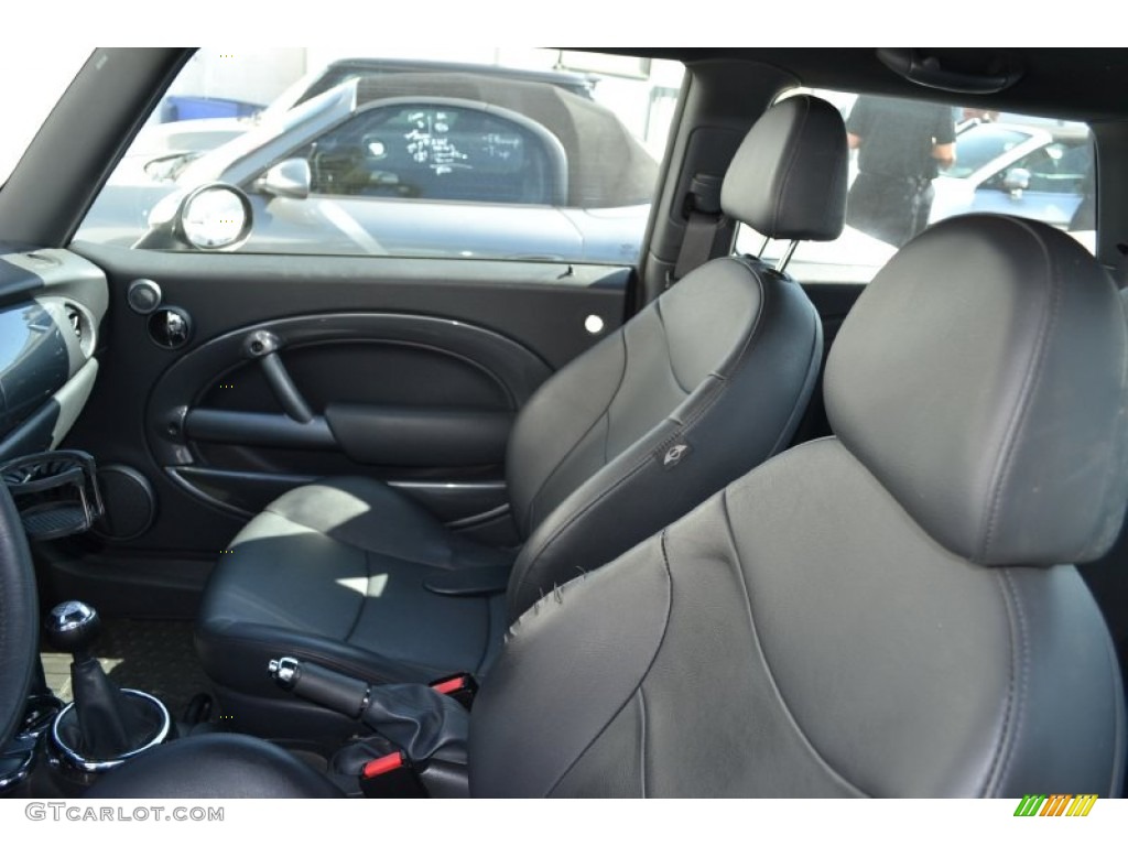 2006 Cooper S Hardtop - Royal Grey Metallic / Black/Panther Black photo #5