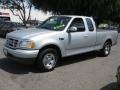 2002 Silver Metallic Ford F150 XL SuperCab  photo #3