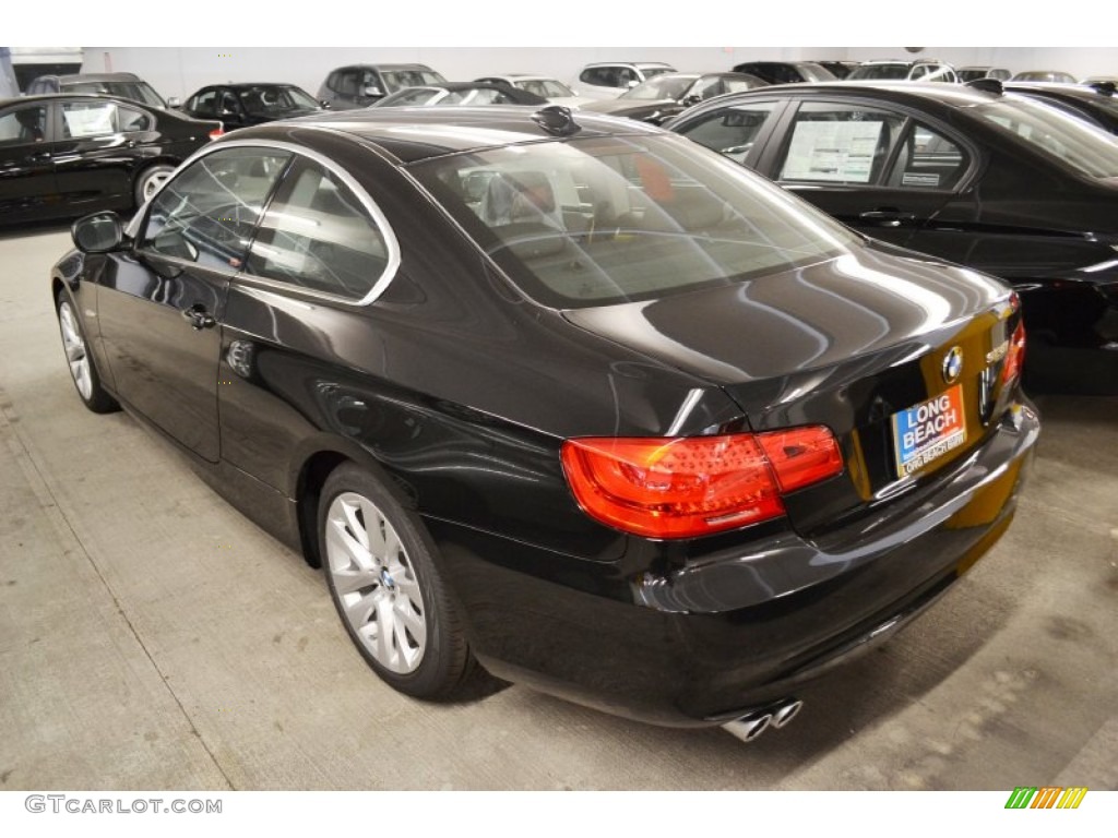 2013 3 Series 328i Coupe - Jet Black / Black photo #5