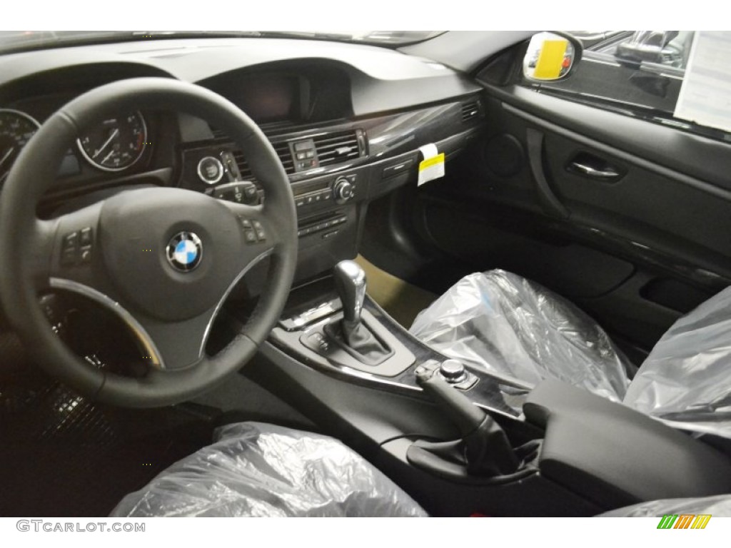 2013 3 Series 328i Coupe - Jet Black / Black photo #6