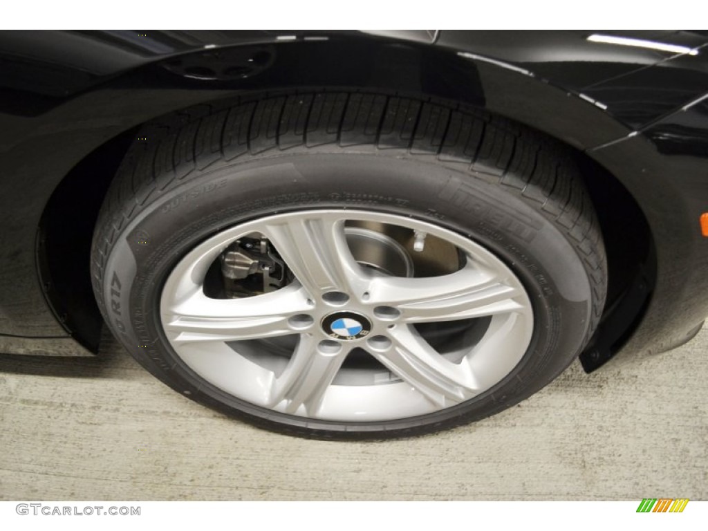2013 3 Series 328i Sedan - Jet Black / Black photo #2