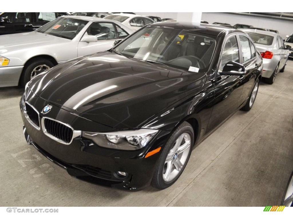 2013 3 Series 328i Sedan - Jet Black / Black photo #9