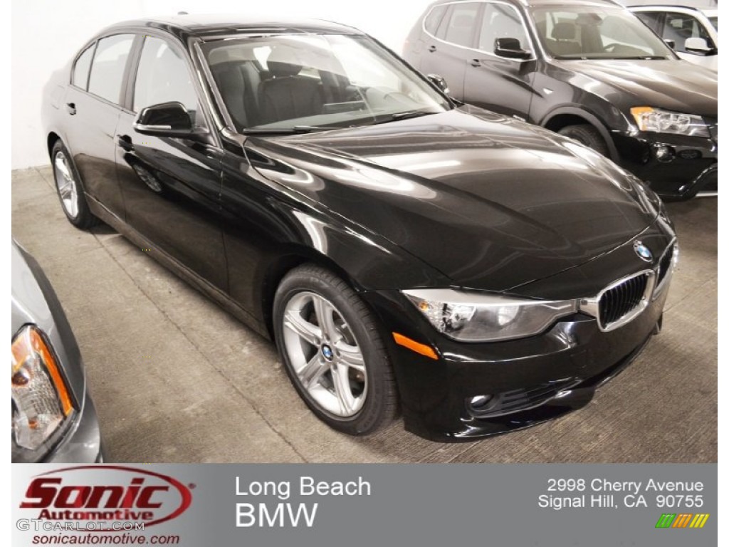 2013 3 Series 328i Sedan - Jet Black / Black photo #1