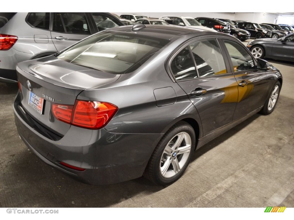 2013 3 Series 328i Sedan - Mineral Grey Metallic / Black photo #3