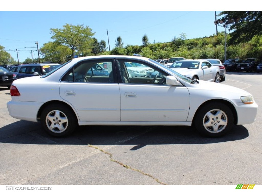 1999 Accord EX V6 Sedan - Taffeta White / Ivory photo #4