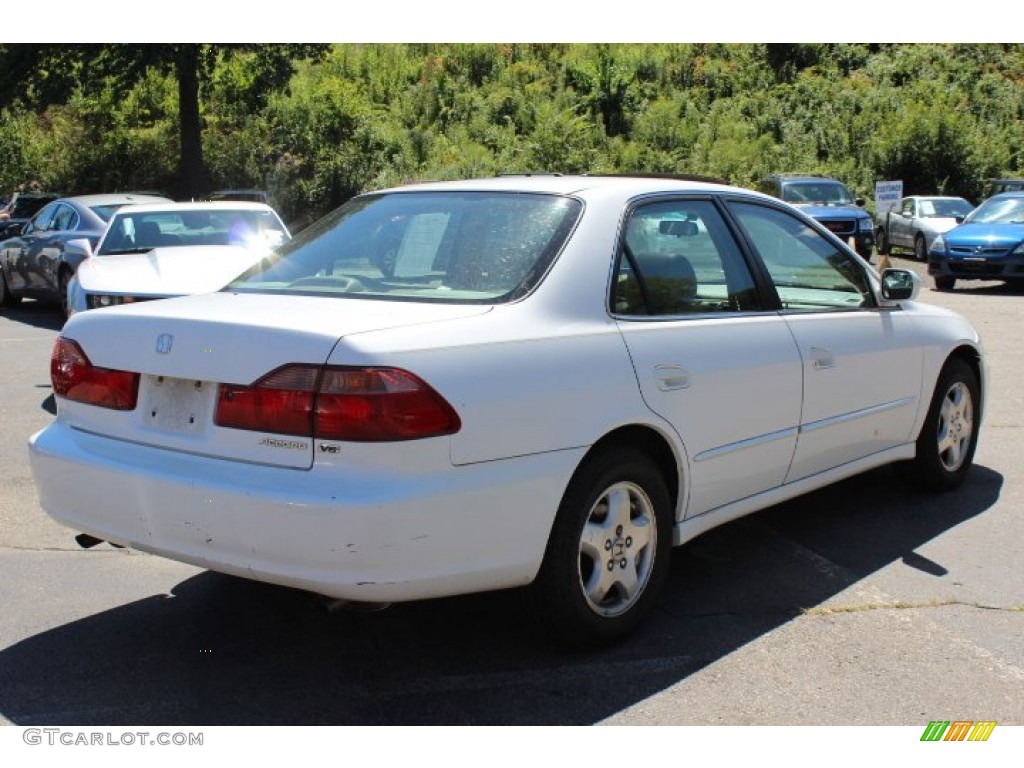 1999 Accord EX V6 Sedan - Taffeta White / Ivory photo #5