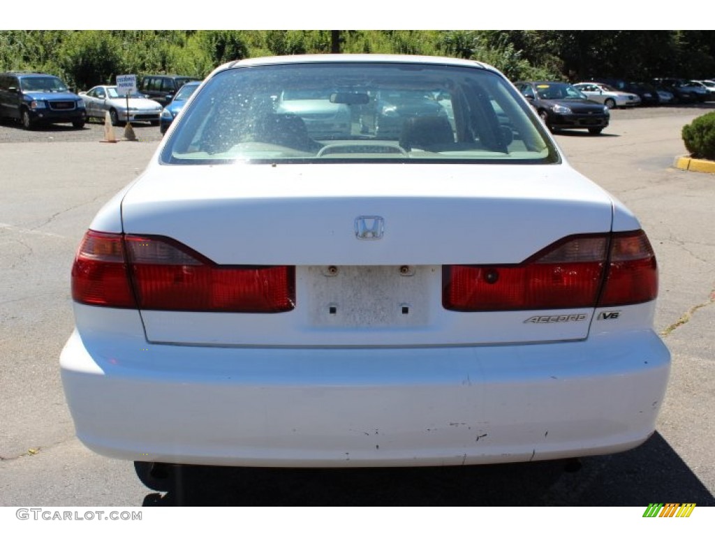1999 Accord EX V6 Sedan - Taffeta White / Ivory photo #6