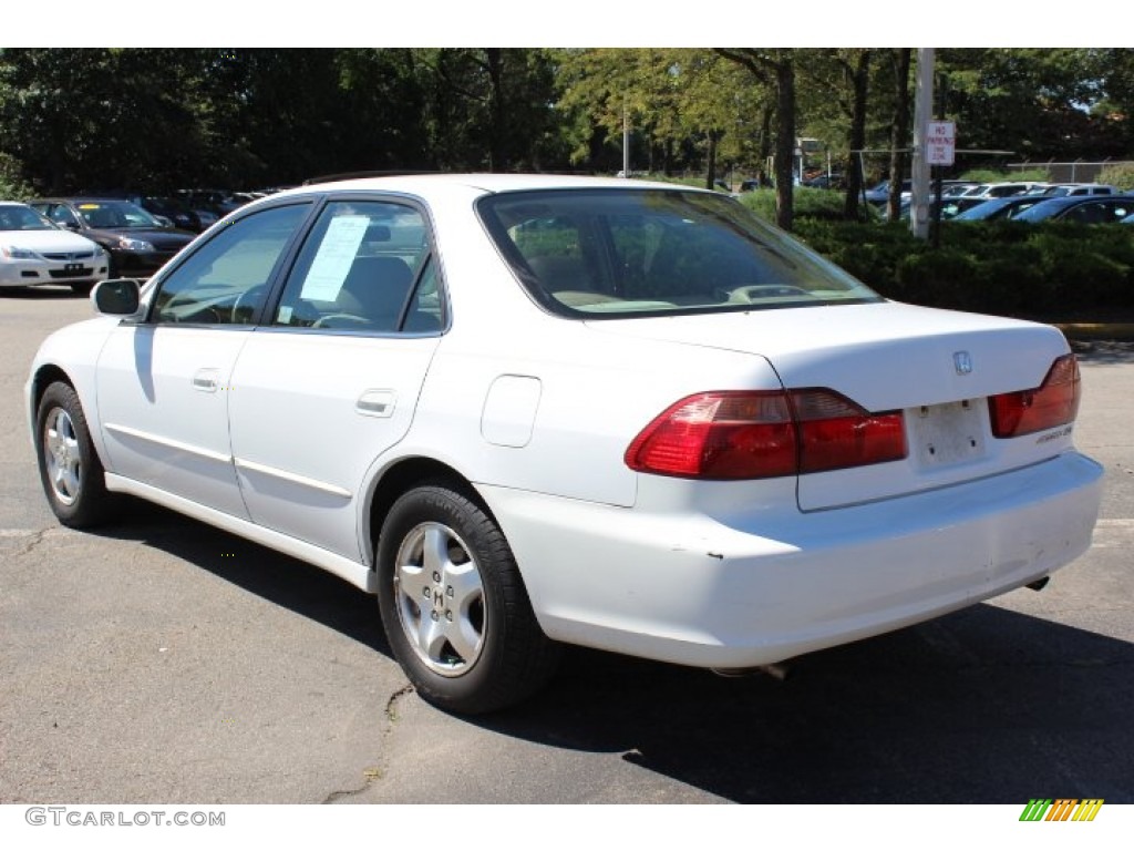 1999 Accord EX V6 Sedan - Taffeta White / Ivory photo #7