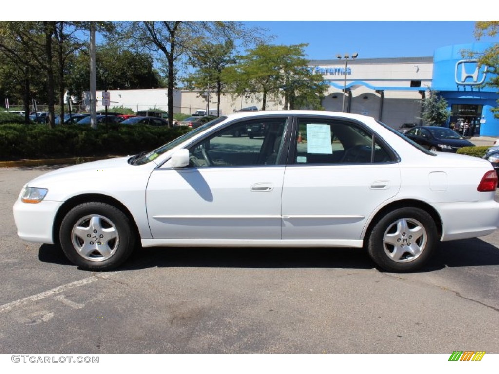 1999 Accord EX V6 Sedan - Taffeta White / Ivory photo #8