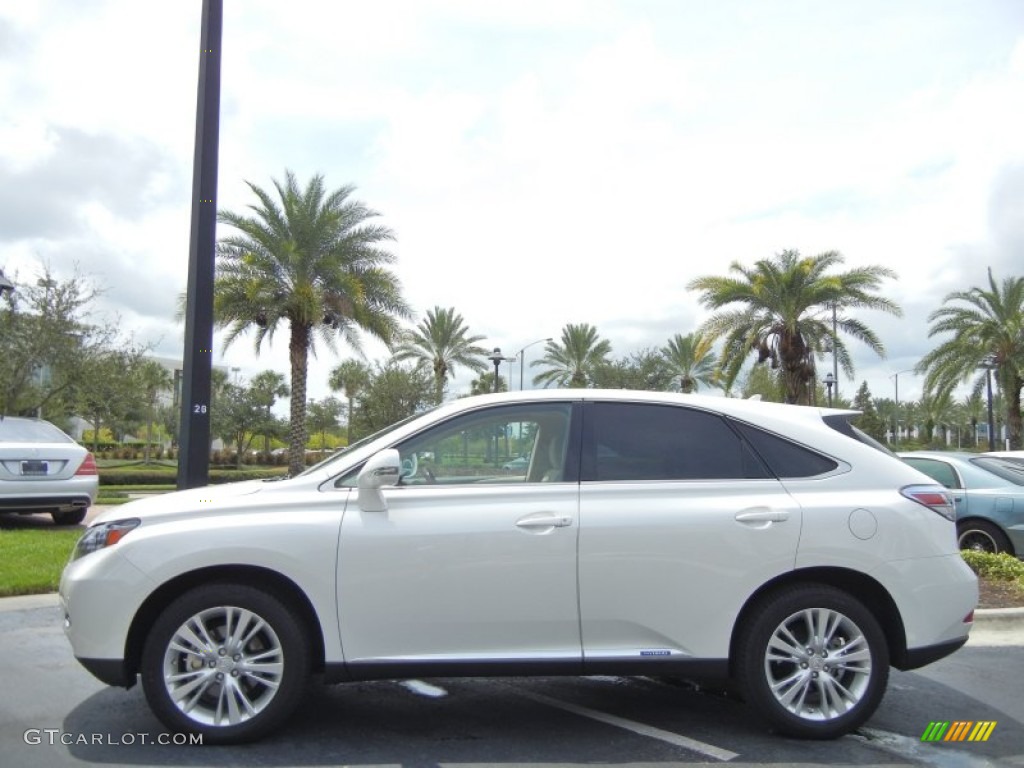 Starfire White Pearl 2010 Lexus RX 450h Hybrid Exterior Photo #70106691