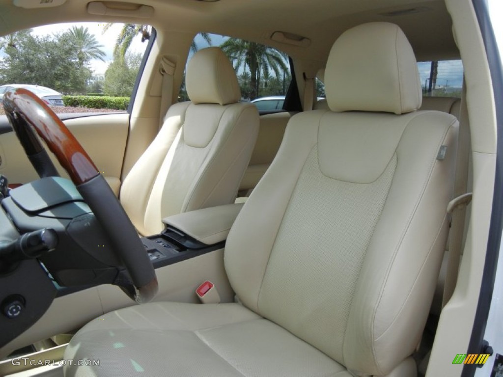 Parchment/Brown Walnut Interior 2010 Lexus RX 450h Hybrid Photo #70106757