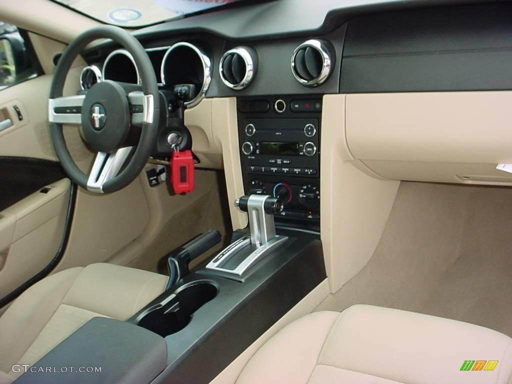 2009 Mustang V6 Coupe - Performance White / Medium Parchment photo #12