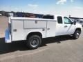 2013 Summit White GMC Sierra 3500HD Extended Cab 4x4 Utility Truck  photo #21