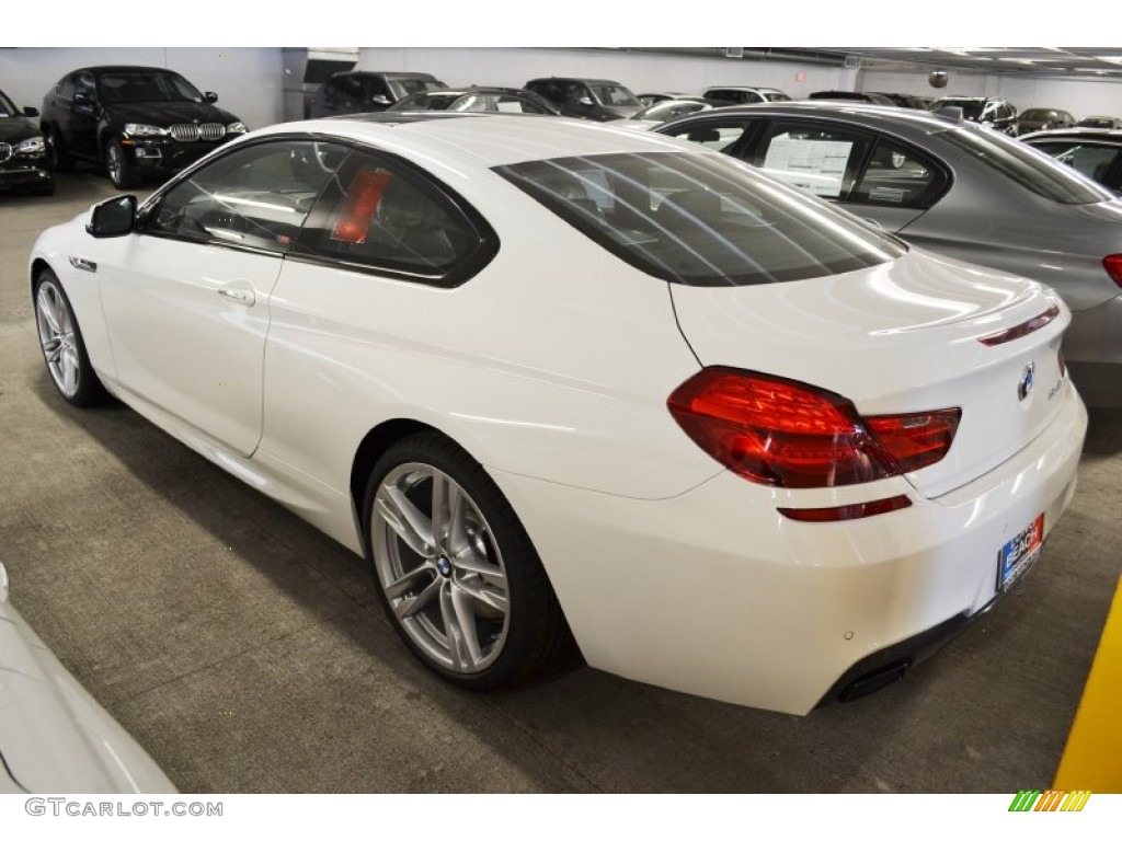2013 6 Series 650i Coupe - Alpine White / Black photo #5