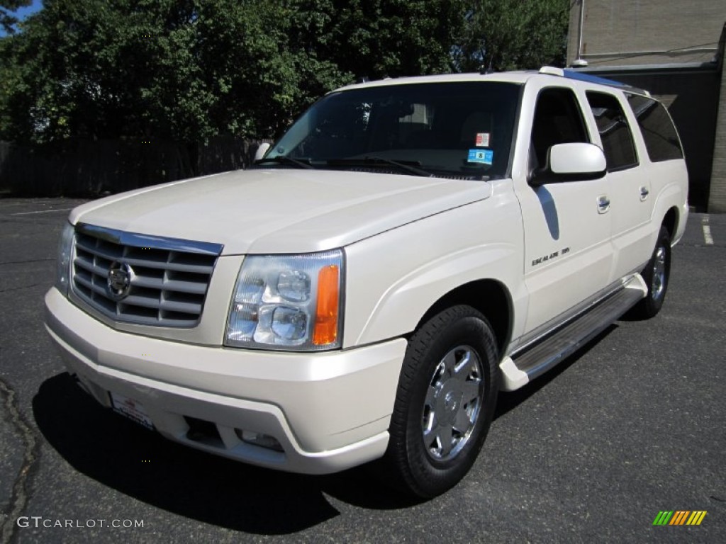 White Diamond 2004 Cadillac Escalade ESV AWD Exterior Photo #70107381