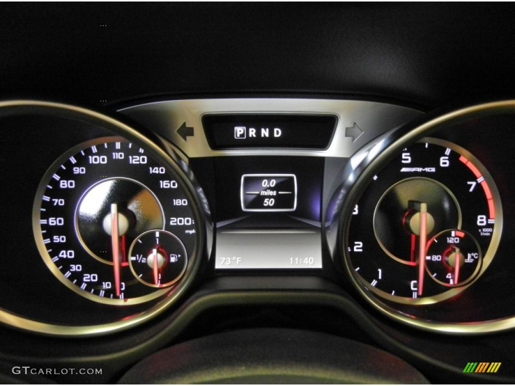 2013 Mercedes-Benz SL 63 AMG Roadster Gauges Photo #70107912