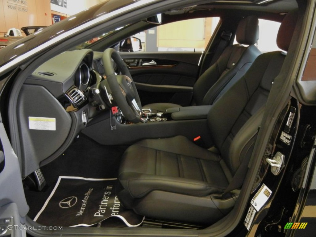 AMG Black Interior 2013 Mercedes-Benz CLS 63 AMG Photo #70107997