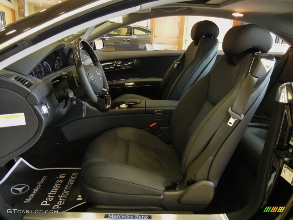 Black Interior 2013 Mercedes-Benz CL 550 4Matic Photo #70108101