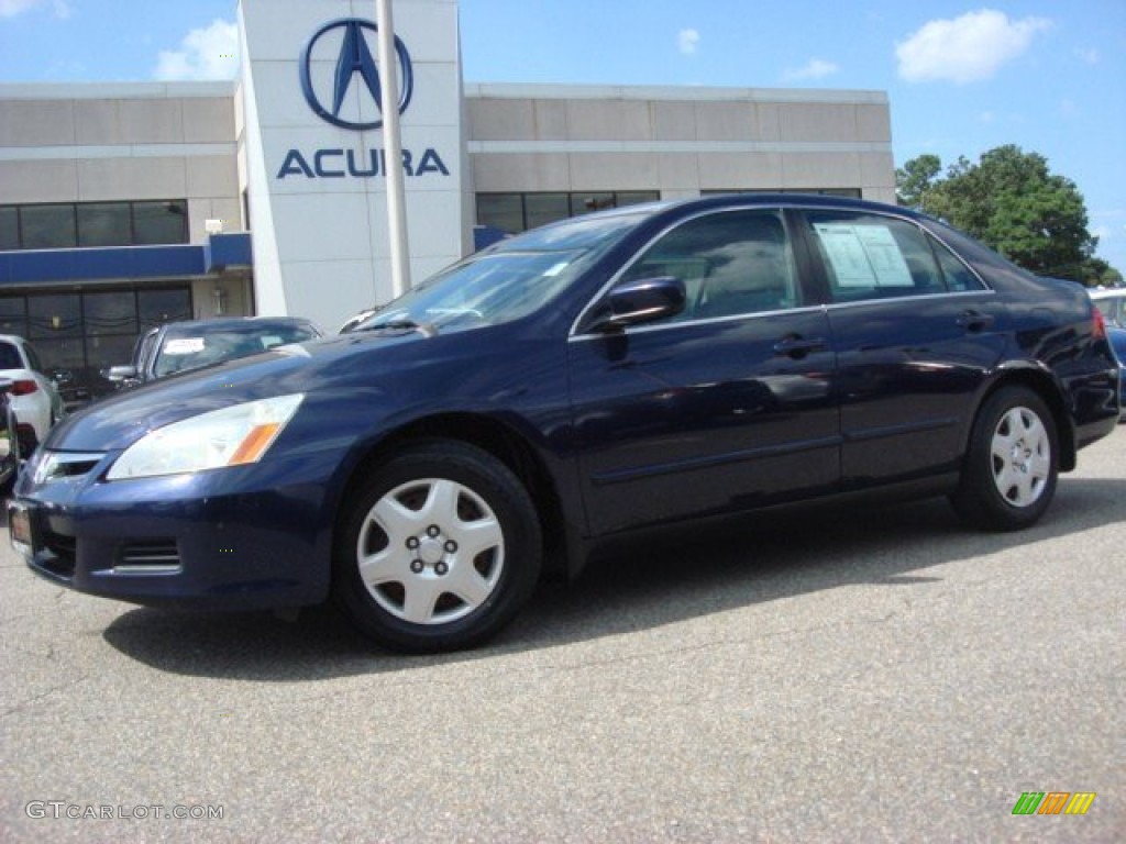 2006 Accord LX Sedan - Royal Blue Pearl / Gray photo #2