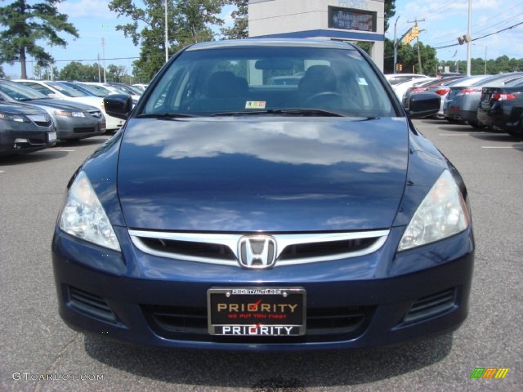 2006 Accord LX Sedan - Royal Blue Pearl / Gray photo #7