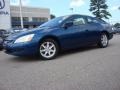 2004 Sapphire Blue Pearl Honda Accord EX V6 Coupe  photo #2