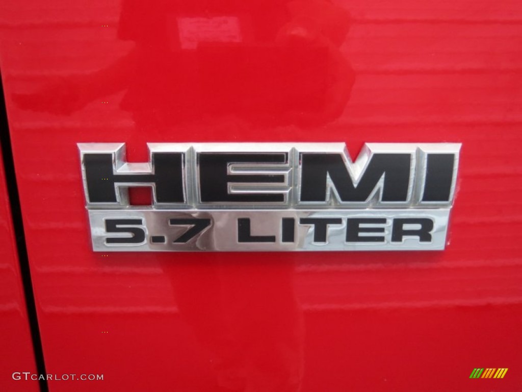 2008 Ram 1500 Lone Star Edition Quad Cab - Flame Red / Medium Slate Gray photo #14
