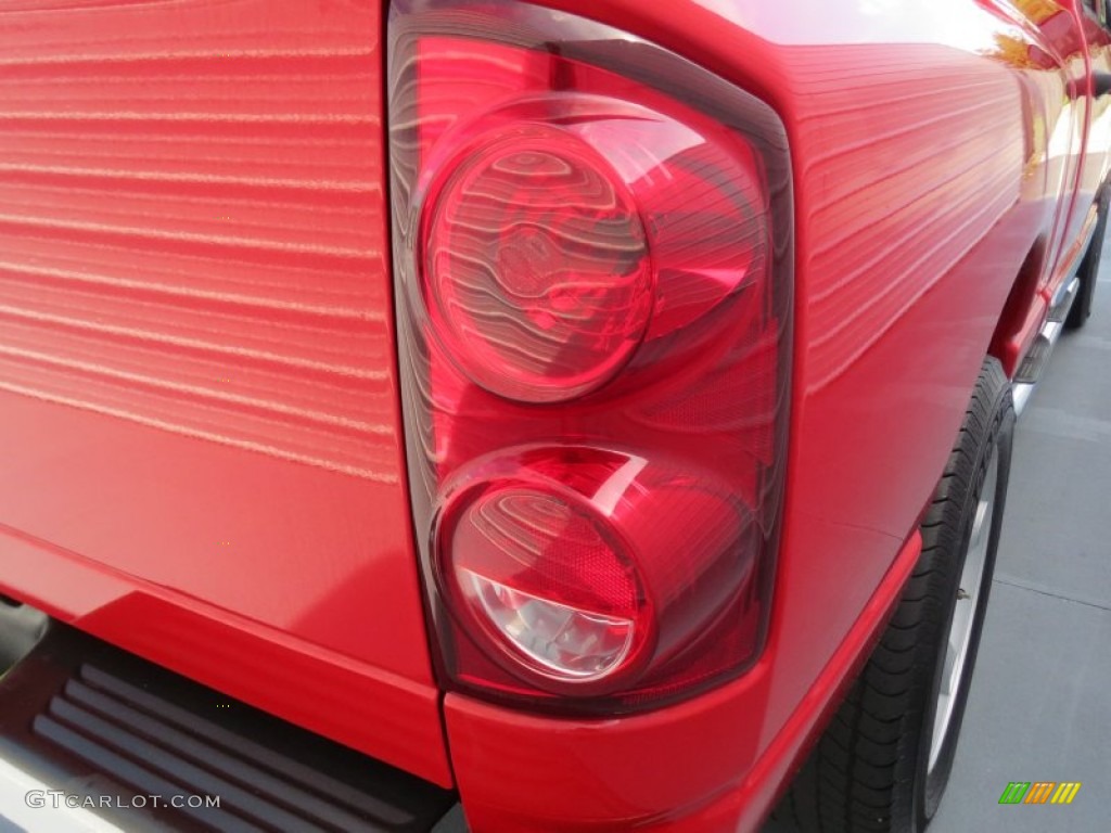 2008 Ram 1500 Lone Star Edition Quad Cab - Flame Red / Medium Slate Gray photo #15