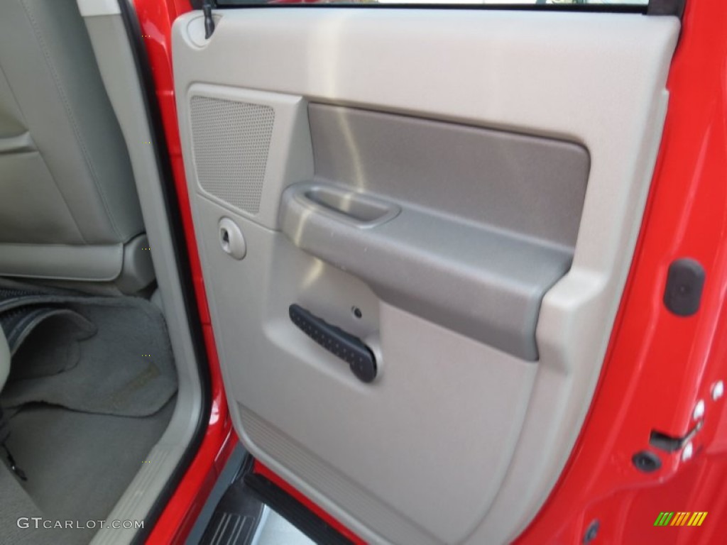 2008 Ram 1500 Lone Star Edition Quad Cab - Flame Red / Medium Slate Gray photo #23