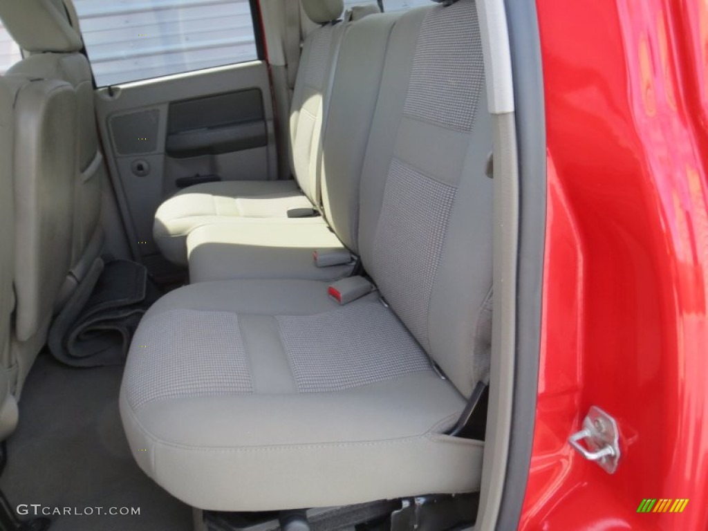 2008 Ram 1500 Lone Star Edition Quad Cab - Flame Red / Medium Slate Gray photo #26