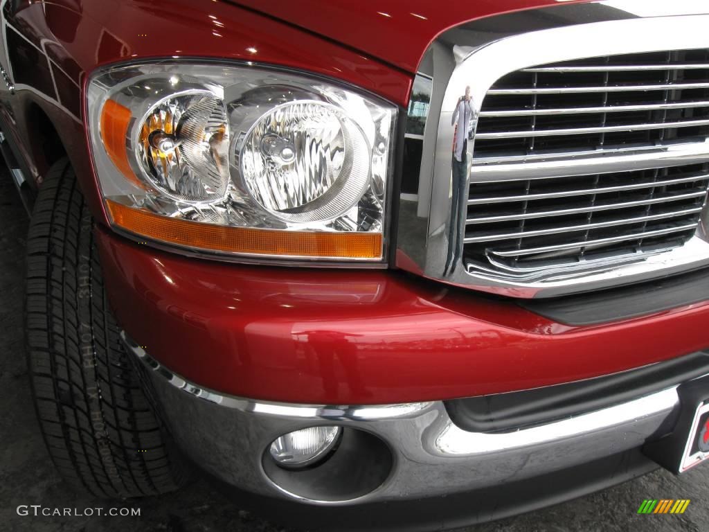 2006 Ram 1500 SLT Quad Cab - Inferno Red Crystal Pearl / Medium Slate Gray photo #5