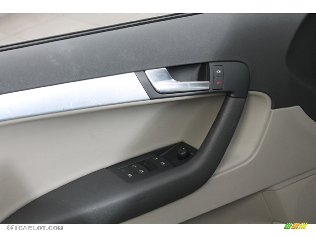2008 Audi A3 2.0T Light Gray Door Panel Photo #70112349