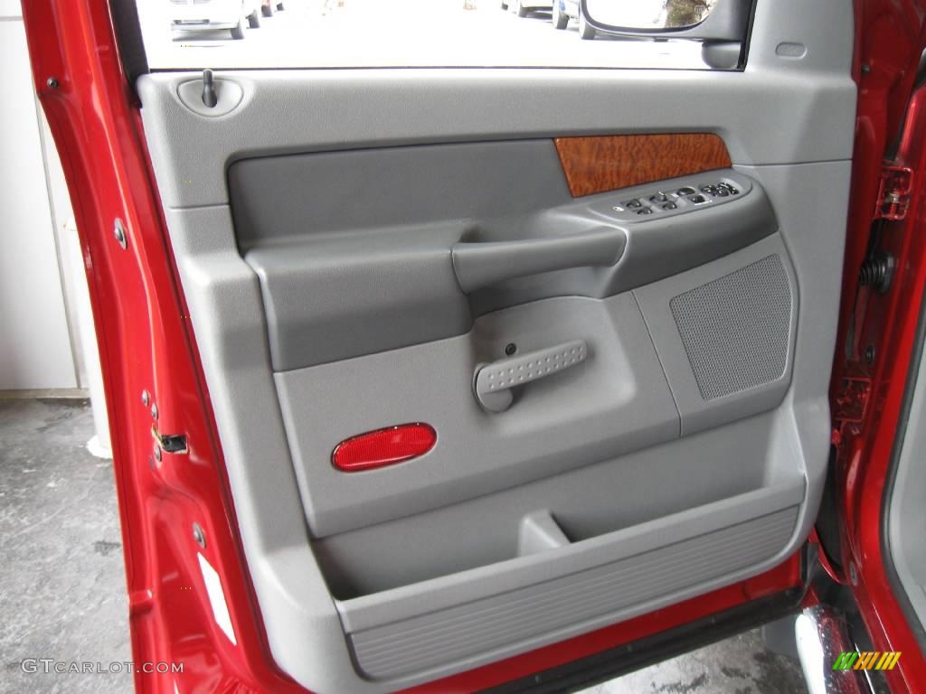 2006 Ram 1500 SLT Quad Cab - Inferno Red Crystal Pearl / Medium Slate Gray photo #16