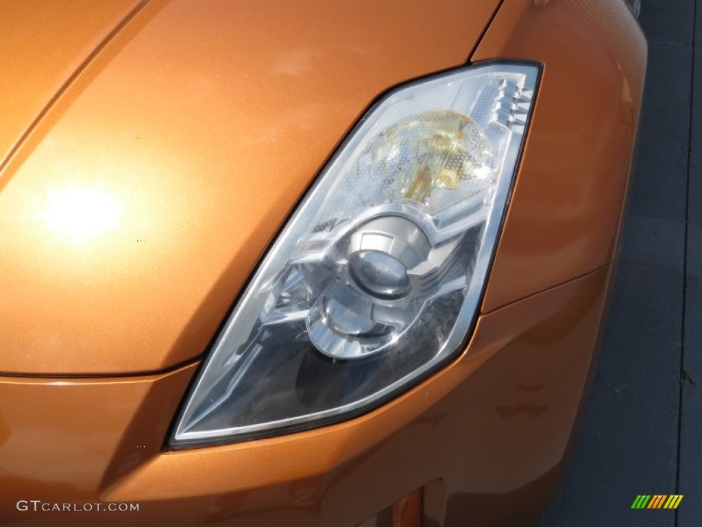 2006 350Z Coupe - Le Mans Sunset Metallic / Carbon Black photo #8