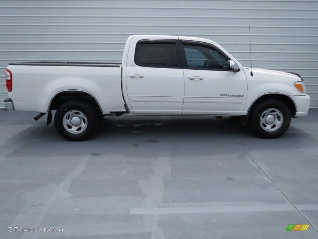 2005 Tundra SR5 Double Cab - Natural White / Taupe photo #2