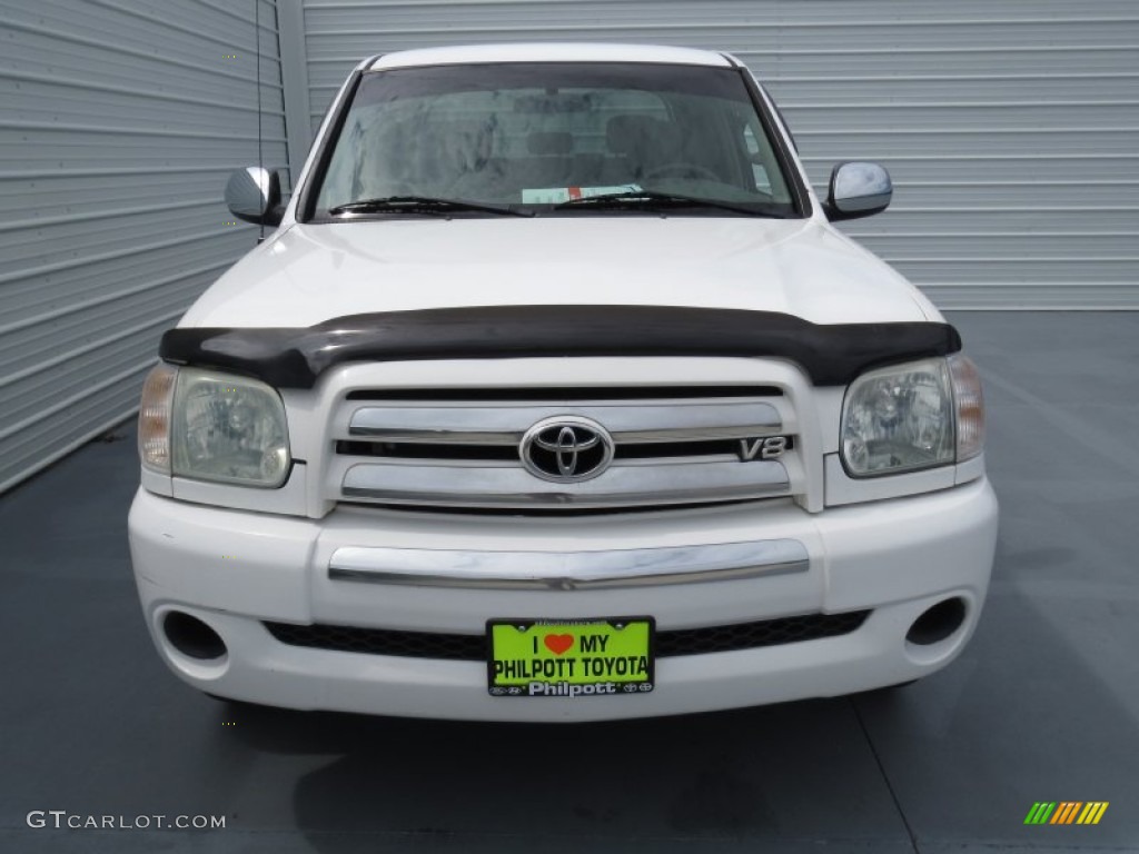2005 Tundra SR5 Double Cab - Natural White / Taupe photo #7