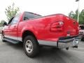 2002 Bright Red Ford F150 XLT SuperCrew  photo #2