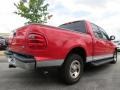 2002 Bright Red Ford F150 XLT SuperCrew  photo #3